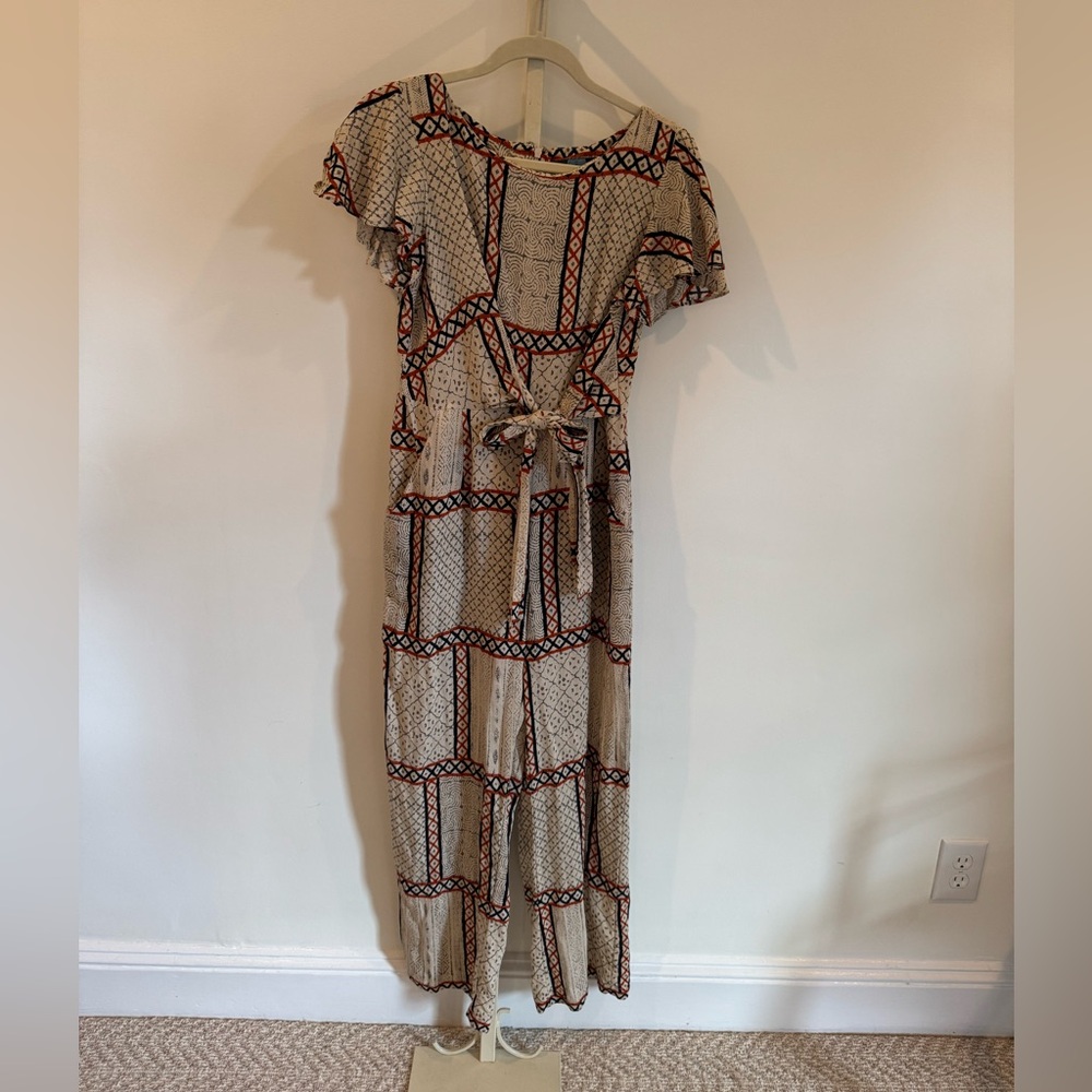 Eva Franco from Anthropologie Jumpsuit with Flutter Sleeves